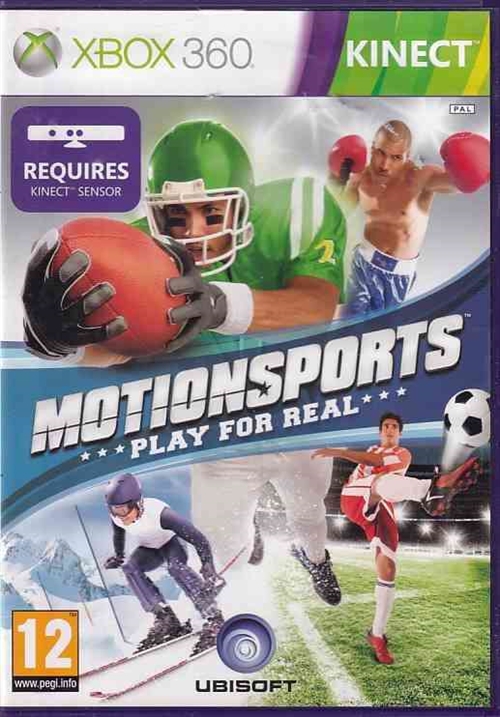 Motionsports Play For Real - XBOX Kinect - XBOX 360 (B Grade) (Genbrug)